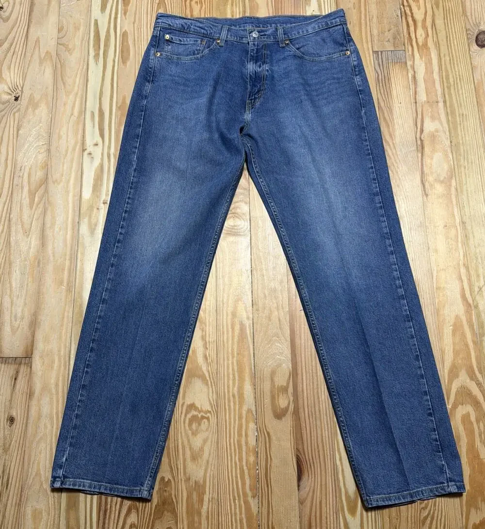 Levi's Jeans 505 Straight Leg Blue Denim Med Wash Mens Size 36x34